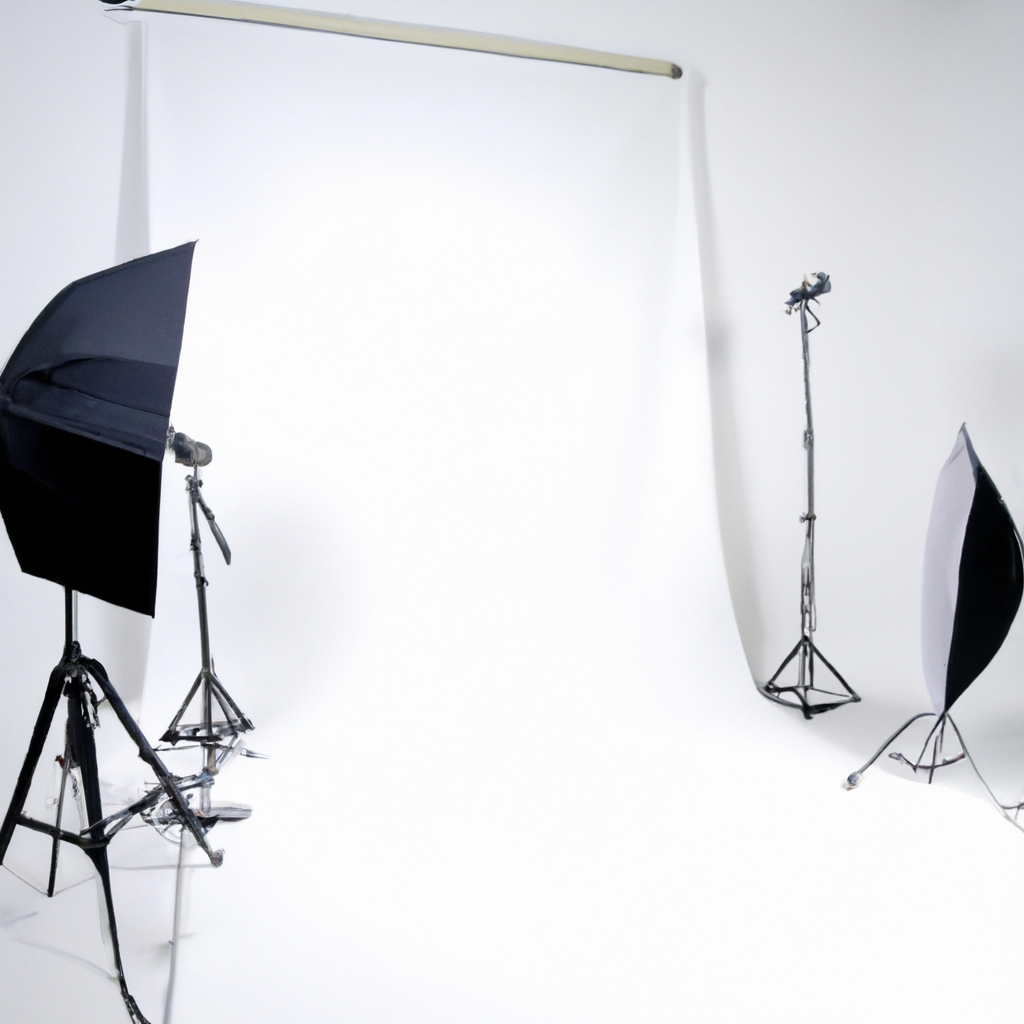 Estudio minimalista en Santiago con luz natural, fondo limpio y equipo ordenado - imagen generada